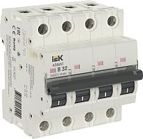 Выключатель автоматический IEK ARMAT M10N 4п 32А B 10кА картинка
